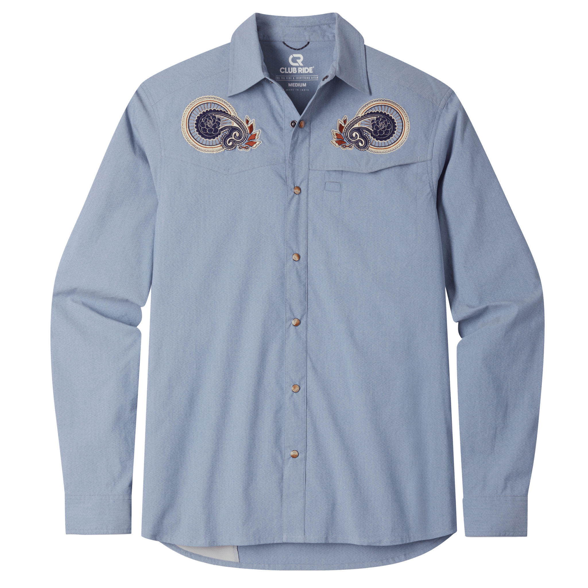 Men's Sawtooth Embroidered Long Sleeve - Club Ride Apparel