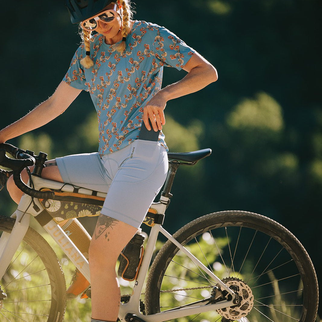 Women's Dazzle Padded Bike Shorts - Club Ride Apparel