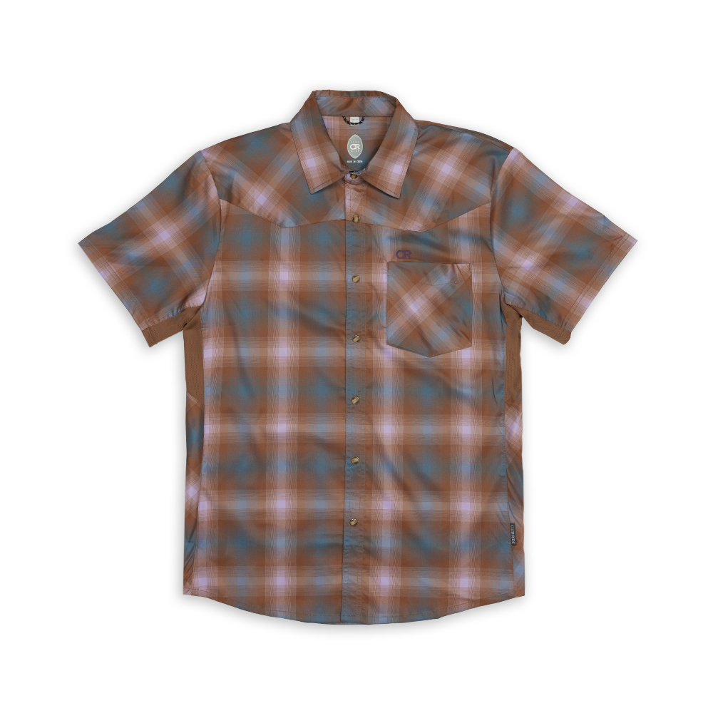 New West Men’s Plaid Shirt | Stylish Cycling Wear | Club Ride
