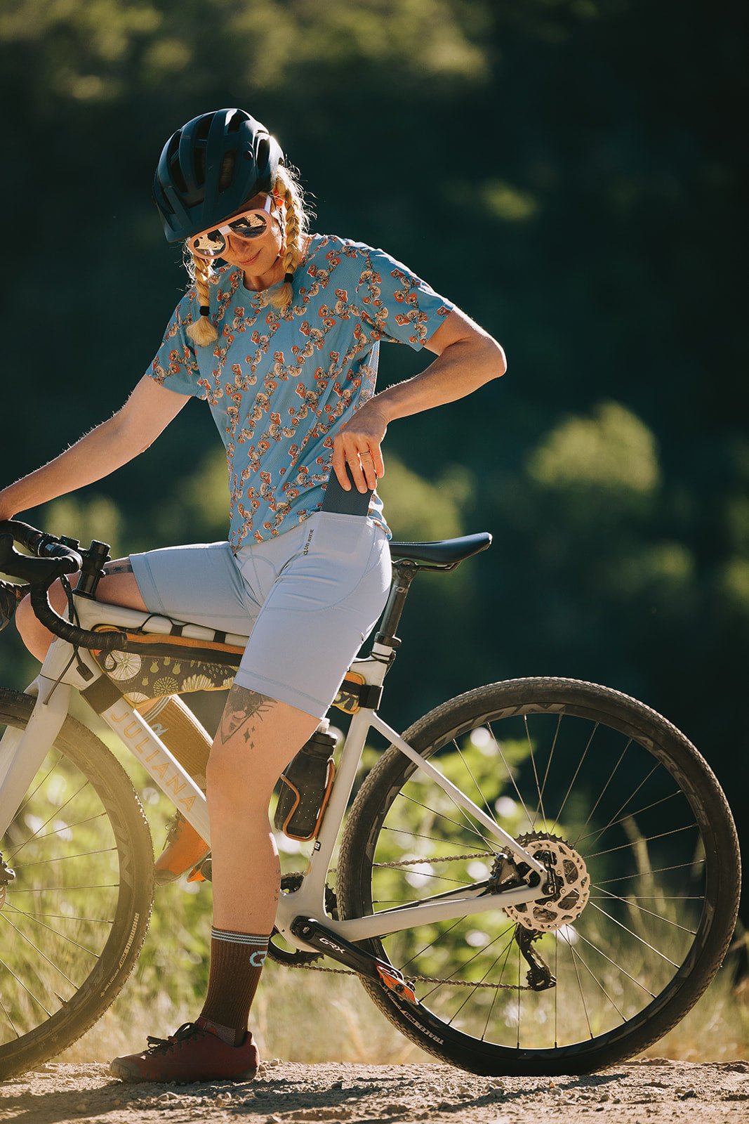 Women's Dazzle Padded Bike Shorts - Club Ride Apparel