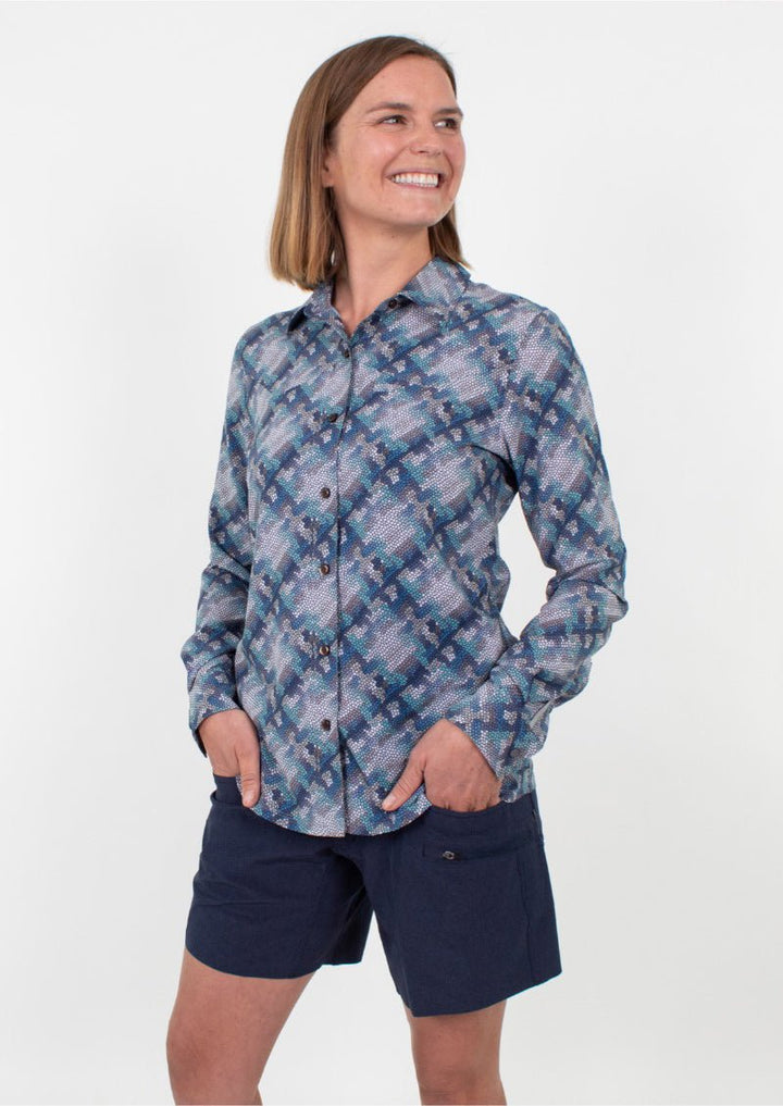 Women's Gracie Long Sleeve Shirt - Club Ride Apparel