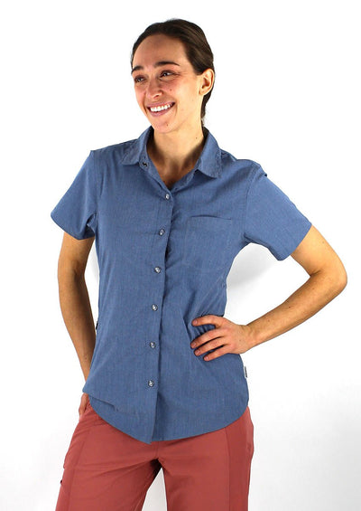 Women's Maggie Chambray Shirt - Club Ride Apparel